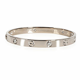 Cartier LOVE Bracelet with Diamonds in 18K White Gold 0.50 CTW