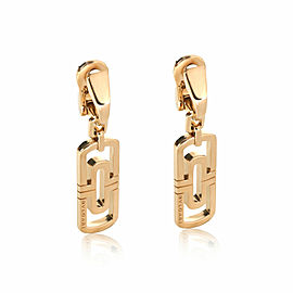 Bulgari Parentesi Drop Earrings in 18K Yellow Gold