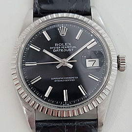 Mens Rolex Oyster Datejust Ref 36mm Automatic 1970s Swiss Vintage RJC151B