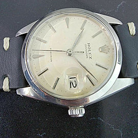 Mens Rolex Oysterdate Precision Ref 6694 34mm Manual Wind 1960s Vintage RA207