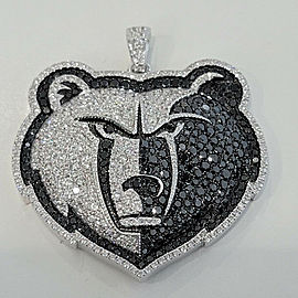 Official Licensed NBA Memphis Grizzlies 14k Gold Diamond Pendant by Gameplan