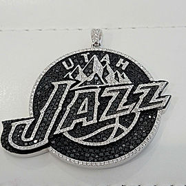 Official Licensed NBA Utah Jazz 14k Solid Gold Diamond Team Pendant by Gameplan