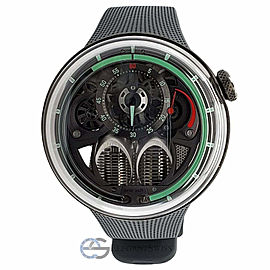 HYT H1.0 48mm Skeleton PVD Coated Steel Mens Watch