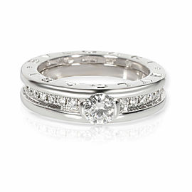 Bulgari B.zero1 Diamond Engagement Ring in 18K White Gold