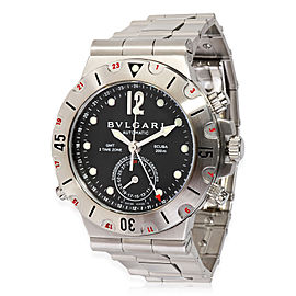 Bulgari Diagono Scuba GMT Men's Watch in Stainless Steel