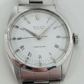 Mens Rolex Oyster Precision Ref 6426 34mm HandWind 1960s Swiss Vintage RA183