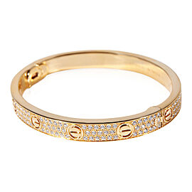 Cartier Love Pave Diamond Bangle