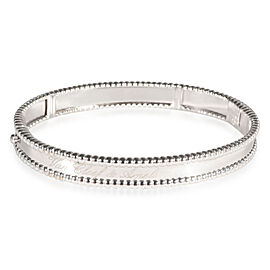 Van Cleef & Arpels Perlee Signature Bracelet in 18K White Gold, Size Medium