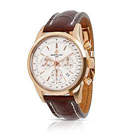 Breitling Transocean Chronograph Men's Watch 18kt Rose Gold