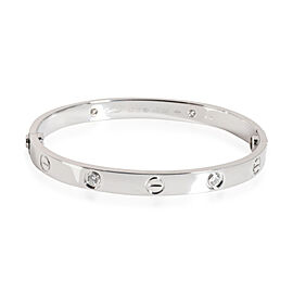 Cartier Love Diamond Bracelet in 18K White Gold