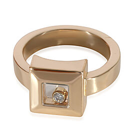 Chopard Happy Diamonds Square Ring in 18k Yellow Gold