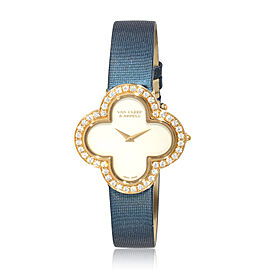 Van Cleef & Arpels Alhambra 136374 Women's Watch in Yellow Gold