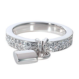 Louis Vuitton Lockit Ring in 18k White Gold