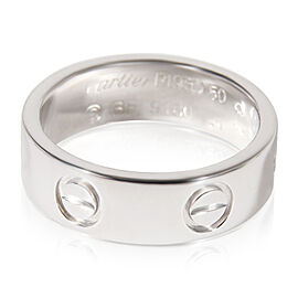 Cartier Love Ring in Platinum