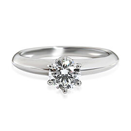 Tiffany & Co. Diamond Solitaire Engagement Ring in Platinum