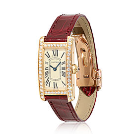 Cartier Tank Americaine Women's Watch in 18kt Yellow Gold