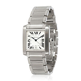 Cartier Tank Francaise Unisex Watch in Stainless Steel