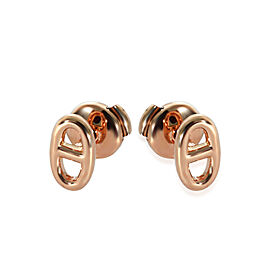 Hermès Chaine d'Ancre Earrings in 18k Rose Gold