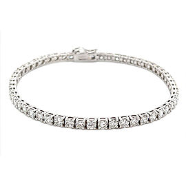 True Diamond Tennis Bracelet in 14K White Gold