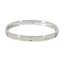 Cartier Love Diamond Bracelet in 18k White Gold