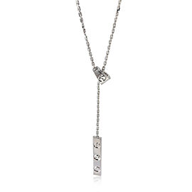 Cartier Love Diamond Fashion Necklace in 18k White Gold