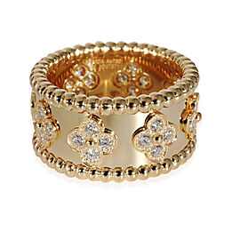 Van Cleef & Arpels Perlee Clover Ring in 18k Yellow Gold