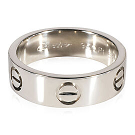 Cartier Love Ring in Platinum