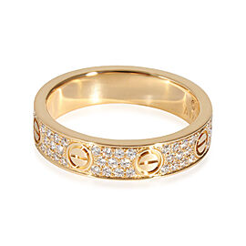 Cartier Love Diamond Ring in 18K Yellow Gold 0.31 CTW