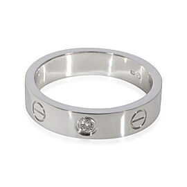 Cartier Love Diamond Wedding Band in 18k White Gold