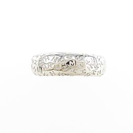 HERMES 18K white Gold Tohu-Bohu Ring LXGYMK-968