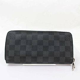 Louis Vuitton Damier Graphite Zippy Organizer Wallet 871032