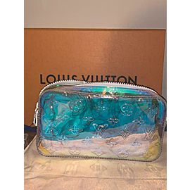 Louis Vuitton Rare Clear Fw19 Virgil Abloh Hologram Monogram Prism Volga 870977