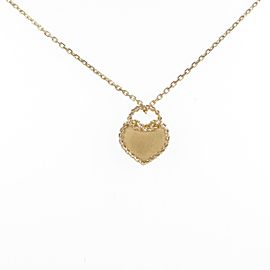 Cartier 18k Pink Gold Heart Necklacec LXGYMK-84