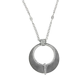 Philippe Charriol 18K White Gold & Diamond Necklace