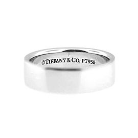 Tiffany & Co. Designer Heavy Thick Platinum High Fashion Mens Band Ring