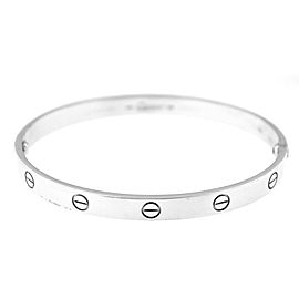 Cartier Love Bracelet White Gold Size 20