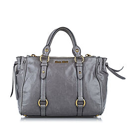 Miu Miu Vitello Shine Satchel