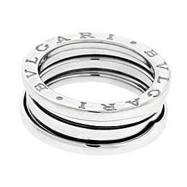 Bulgari B.Zero 1 18K White Gold 3 Band Ring Size 5.5