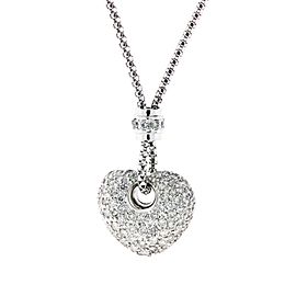 18K White Gold Diamond Necklace