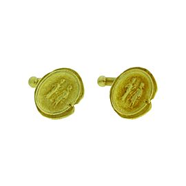 18K Yellow Gold Cufflinks