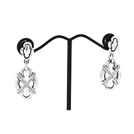 Scott Kay Sterling Silver Diamond Earrings