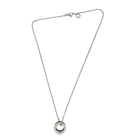 Bulgari B.Zero 1 18K White Gold Pendant Necklace