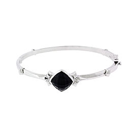 Stephen Webster 925 Sterling Silver & Crystal Haze Superstud Bangle Bracelet