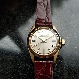 Rolex Oyster Perpetual 6619 25mm Vintage Womens Watch