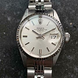 ROLEX Ladies Oyster Perpetual Date 6517 Automatic c1971 Swiss All Original LV748