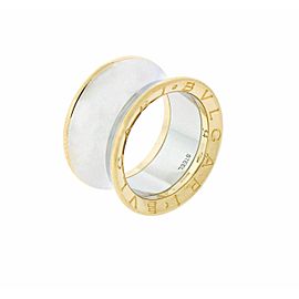 Bvlgari B.ZERO1 Anish Kapoor ring in 18k rose gold & steel size 51