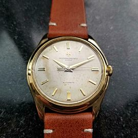 VACHERON CONSTANTIN 18k Solid Gold Men's Geneve Automatic c.1950s Swiss LV900TAN