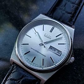 ALBA by Seiko ref.V743-8A10 Men's Quartz w/Day Date Function 36mm, c.1980s W16