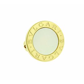 Bvlgari Bvlgari 18k large mother of pearl Ring Size 5.25