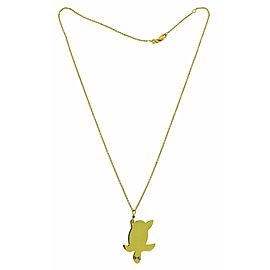 Roberto Coin diamond Turtle necklace in 18k yellow gold